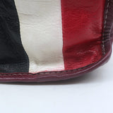 Balenciaga Bazar S Shopper Tote Red/Multi Striped Leather Crossbody Bag