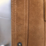 Nili Lotan Justine Suede Western Jacket Terracotta Size Large