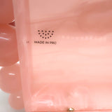 Cult Gaia Eos Box Clutch Pearlescent Pink Acrylic NEW