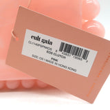 Cult Gaia Eos Box Clutch Pearlescent Pink Acrylic NEW