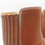 RE/DONE Cavalry Harness Boots Caramel Burnished Leather Size 38