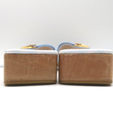 Jacquemus Les Sandales Tatanes Buckle Slide Sandals White Leather Size 37