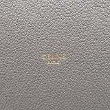 Celine Bucket 16 Bag Taupe Grained Leather Crossbody