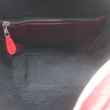 Balenciaga Bazar S Shopper Tote Red/Multi Striped Leather Crossbody Bag