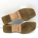 Jacquemus Les Sandales Tatanes Buckle Slide Sandals White Leather Size 37