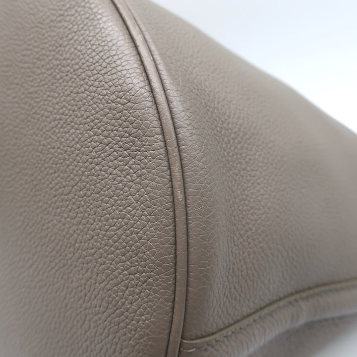 Celine Bucket 16 Bag Taupe Grained Leather Crossbody