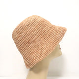 Gucci GG Straw Bucket Hat Size Small