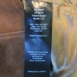 Nili Lotan Justine Suede Western Jacket Terracotta Size Large