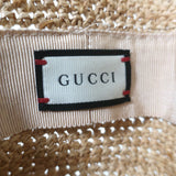 Gucci GG Straw Bucket Hat Size Small