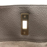 Celine Bucket 16 Bag Taupe Grained Leather Crossbody