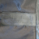 Malibu Road Prince Leather Motorcycle Jacket Black Size Medium