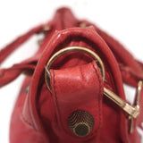 Balenciaga Giant City Bag Red Leather