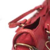 Balenciaga Giant City Bag Red Leather
