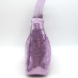 Prada Sequin Re-Edition 2000 Mini Shoulder Bag Lilac