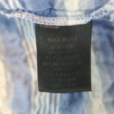 Lisa Marie Fernandez blue-and-white striped cotton mini dress, size 1, pre-owned, gently worn luxury designer