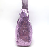 Prada Sequin Re-Edition 2000 Mini Shoulder Bag Lilac