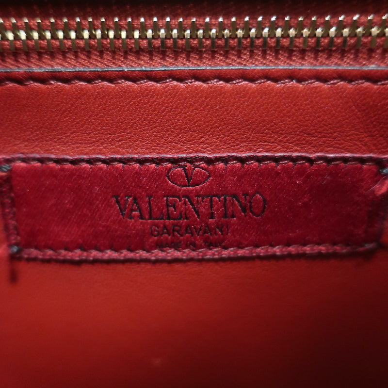 Valentino Large Rockstud Spike Chain Strap Bag Poudre Leather