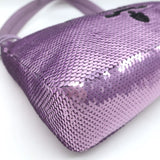 Prada Sequin Re-Edition 2000 Mini Shoulder Bag Lilac
