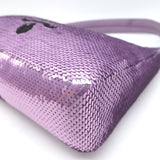 Prada Sequin Re-Edition 2000 Mini Shoulder Bag Lilac