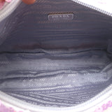 Prada Sequin Re-Edition 2000 Mini Shoulder Bag Lilac