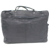 Balenciaga Top Lock Extra Large Shoulder Bag Dark Navy Leather