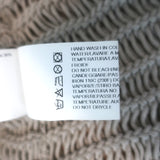 Rick Owens Cyclops asymmetric draped cardigan, pearl beige cotton-nylon blend, authentic pre-owned, excellent condition