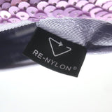 Prada Sequin Re-Edition 2000 Mini Shoulder Bag Lilac