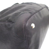 Balenciaga Top Lock Extra Large Shoulder Bag Dark Navy Leather