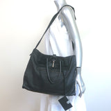 Balenciaga Tube Tote Black Leather Large Shoulder Bag