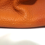 Hermes Shoulder Birkin 42 JPG Orange Clemence Leather Palladium Hardware