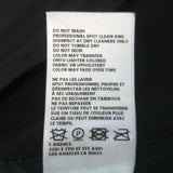 L'Agence Janelle coated denim jacket in black stretch cotton, authentic pre-owned luxury piece, gently worn, size M