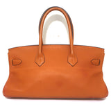 Hermes Shoulder Birkin 42 JPG Orange Clemence Leather Palladium Hardware