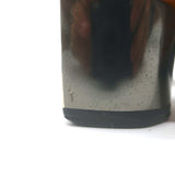 Robert Clergerie Lea Metal-Heel Mules Black Leather Size 41 Open-Toe Sandals