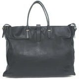 Balenciaga Tube Tote Black Leather Large Shoulder Bag