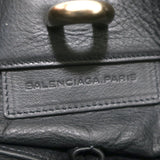 Balenciaga Tube Tote Black Leather Large Shoulder Bag