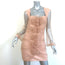 Badgley Mischka Party Girl Crystal-Embellished Mini Dress Blush Size 6 NEW