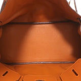 Hermes Shoulder Birkin 42 JPG Orange Clemence Leather Palladium Hardware