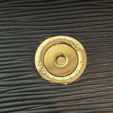 Louis Vuitton Buci Small Shoulder Bag Black Epi Leather