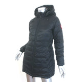 Canada Goose Camp Hooded Down Puffer Jacket Black Size Extra Small