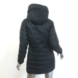 Canada Goose Camp Hooded Down Puffer Jacket Black Size Extra Small