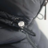 Moncler Seritte Hooded Down Puffer Jacket Black Size 3