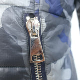 Authier Sestriere Camouflage Hooded Puffer Jacket Blue Size 44