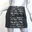 Balenciaga Mini Skirt Black Lace & Canvas Size 36