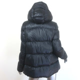 Moncler Seritte Hooded Down Puffer Jacket Black Size 3