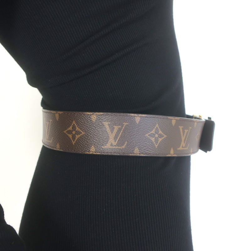 Louis Vuitton LV Initiales 40mm Reversible Belt Brown Monogram Canvas Size 80