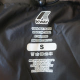K-Way Le Vrai Claude 3.0 Packable Full-Zip Windbreaker Jacket Black Size Small