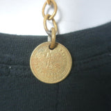 Masha Archer Beaded Collar Necklace Nile Green