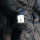 Moncler Seritte Hooded Down Puffer Jacket Black Size 3