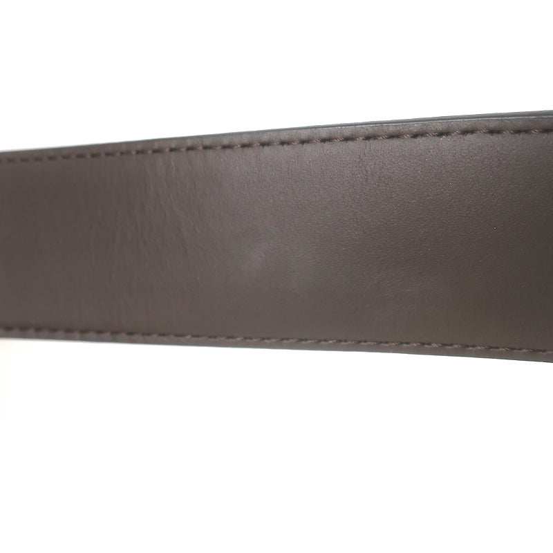 Louis Vuitton LV Initiales 40mm Reversible Belt Brown Monogram Canvas Size 80