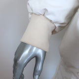 Stella McCartney Kayla Belted Faux Leather Puffer Coat White Size 34